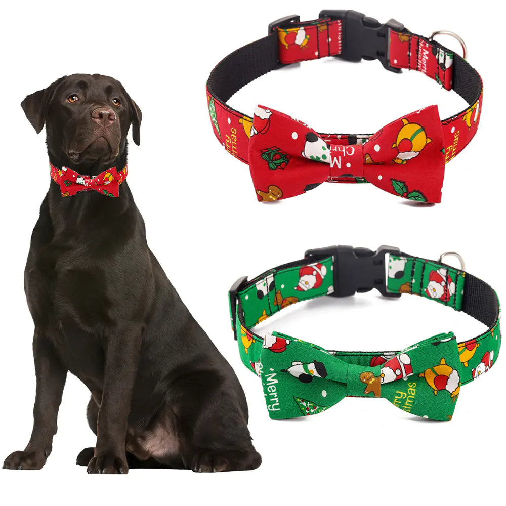 Creative Printed Christmas Dog Collar for Pets