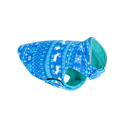 Double-Sided Winter Polar Fleece Dog Jacket