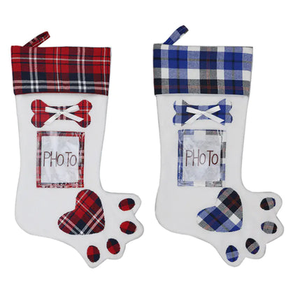 Puppy Paw Holiday Stocking