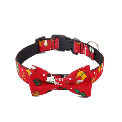 Creative Printed Christmas Dog Collar for Pets